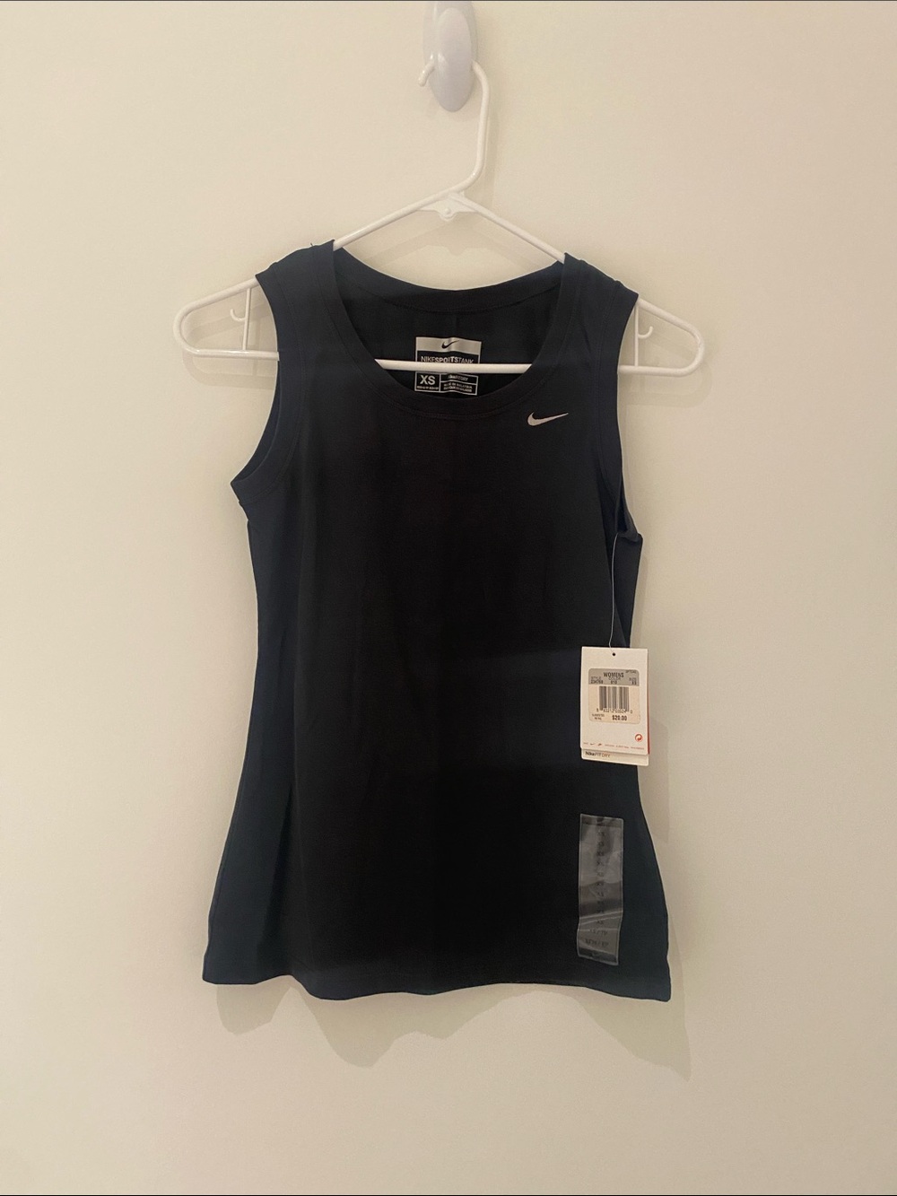 NWT Nike Women’s Fit Dry Sports Tank Activewear Crewneck Top Black XS